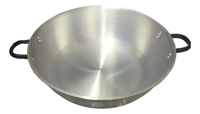 PAILA FREIDORA DE ALUMINIO 40X10 CM PARA COCINA EFICIENTE - 1