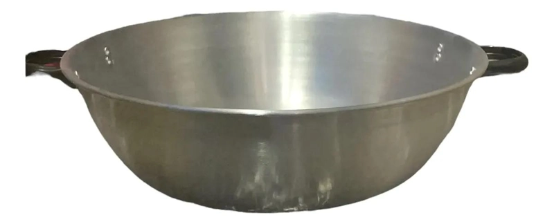 PAILA FREIDORA DE ALUMINIO 40X10 CM PARA COCINA EFICIENTE - 2