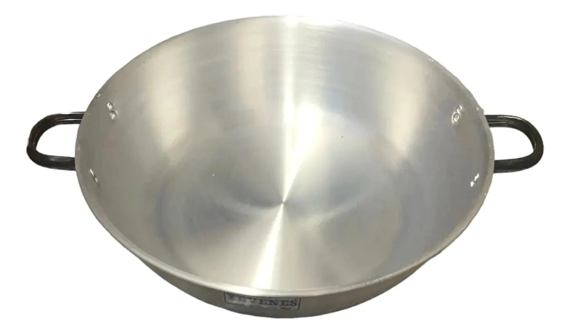 PAILA FREIDORA DE ALUMINIO 40X10 CM PARA COCINA EFICIENTE - 3