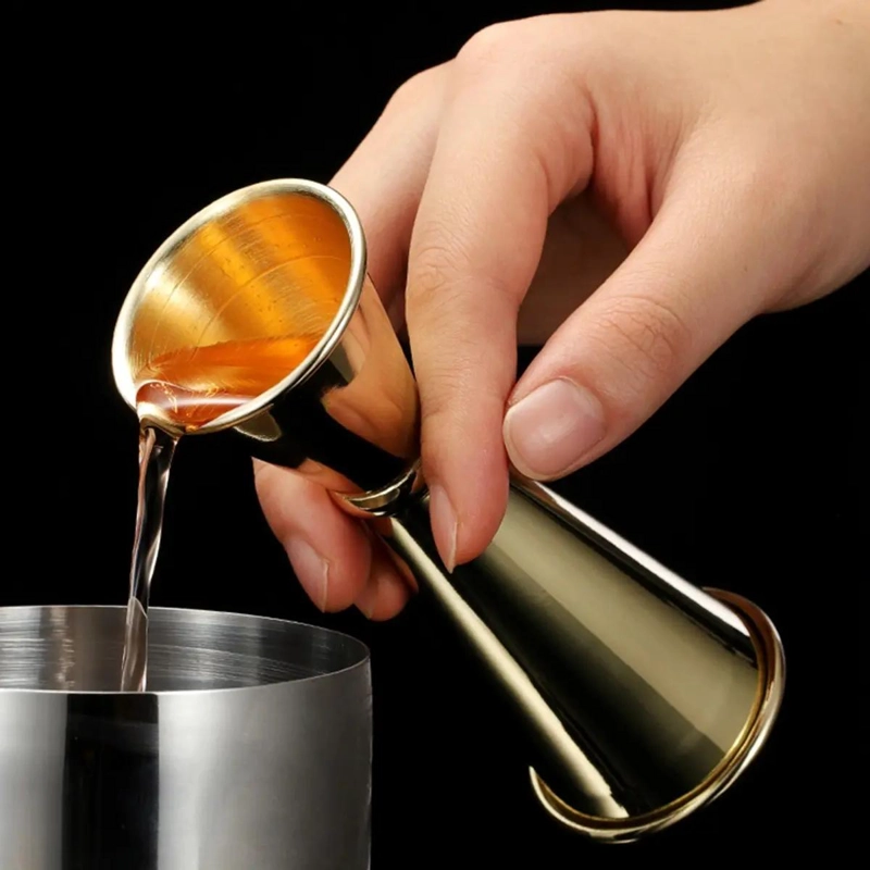 MEDIDOR DE ONZAS EN ACERO INOXIDABLE PARA BEBIDAS - 5