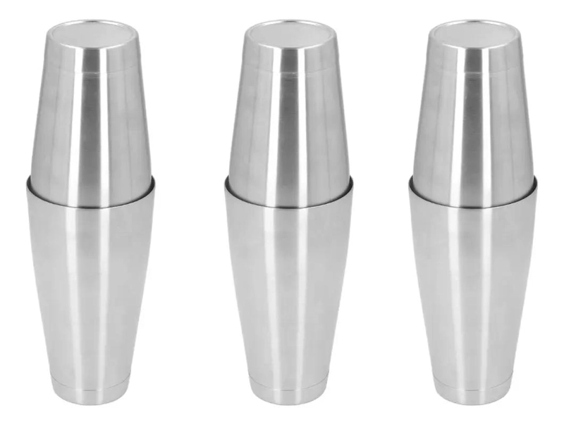 SET DE 3 COCTELERAS PARA BARTENDER CON CAPACIDAD DE 600ML - 1