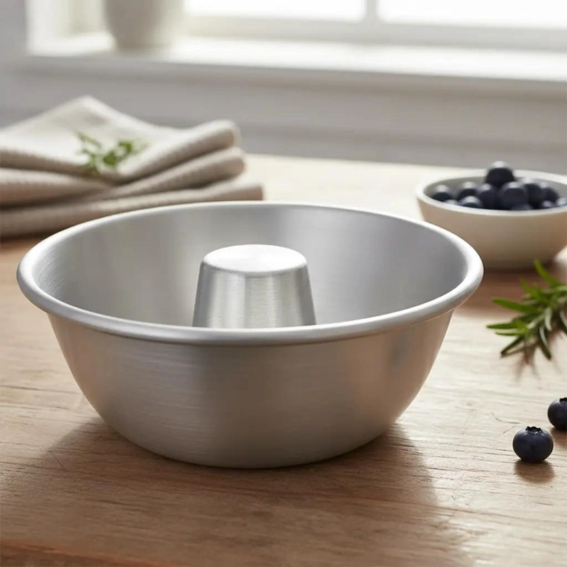 MOLDE PARA BUNDT Y FLAN DE 20 CM EN ALUMINIO PARA QUEQUES Y JALEAS - 1