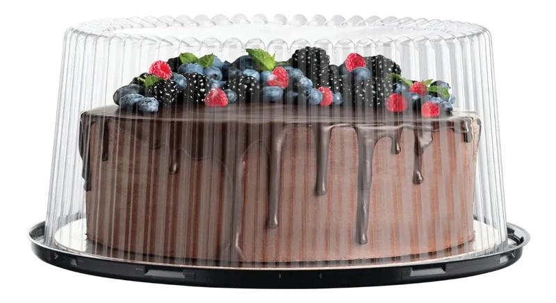 CUPULAS PARA TORTAS 23X12 CM PACK DE 10 UNIDADES RESISTENTES - 3