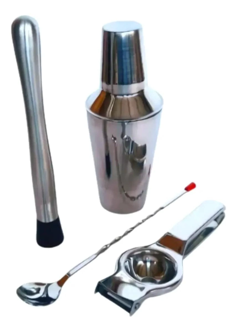 KIT COMPLETO DE ACCESORIOS PARA BAR CON EXPRIMIDOR MANUAL Y HERRAMIENTAS PARA CO - 2