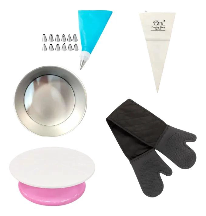 KIT COMPLETO PARA PASTELERIA CON UTENSILIOS PROFESIONALES DE ALTA CALIDAD - 2