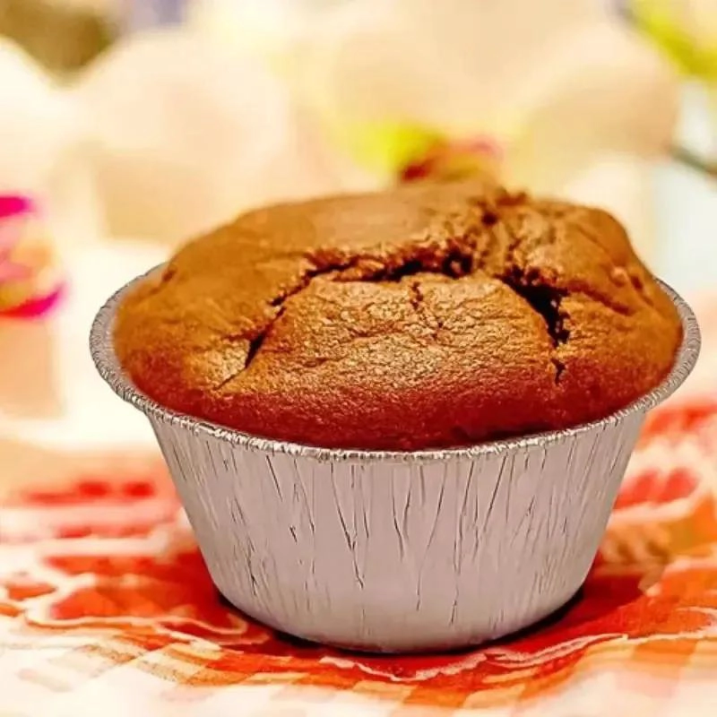 MOLDES DESECHABLES PARA MUFFINS DE PAPEL ALUMINIO 120 UNIDADES - 3