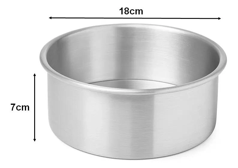 MOLDE DESMONTABLE DE ALUMINIO PARA REPOSTERIA DE 18 CM - 2