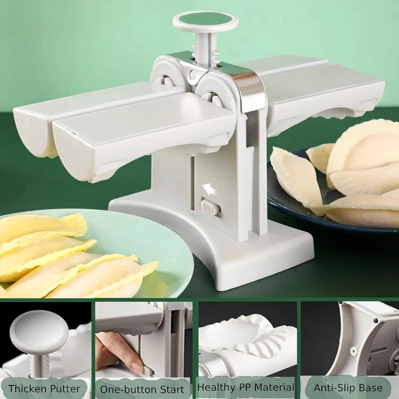PRENSA MANUAL PARA EMPANADAS CON MOLDE PARA EMPANADA COCKTAIL - 5