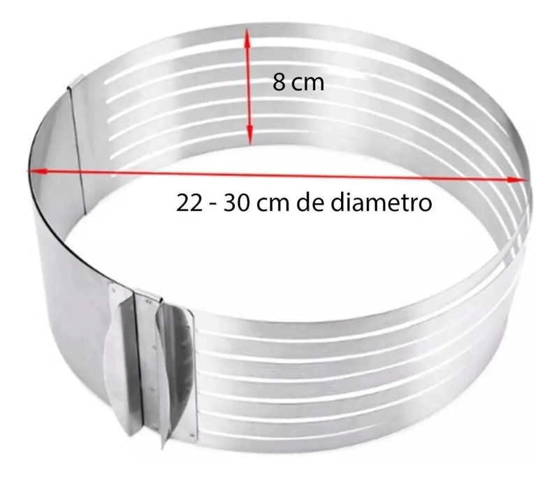 CORTADOR PARA TORTA Y BIZCOCHO CON NIVELADOR Y LAMINADOR AJUSTABLE - 4