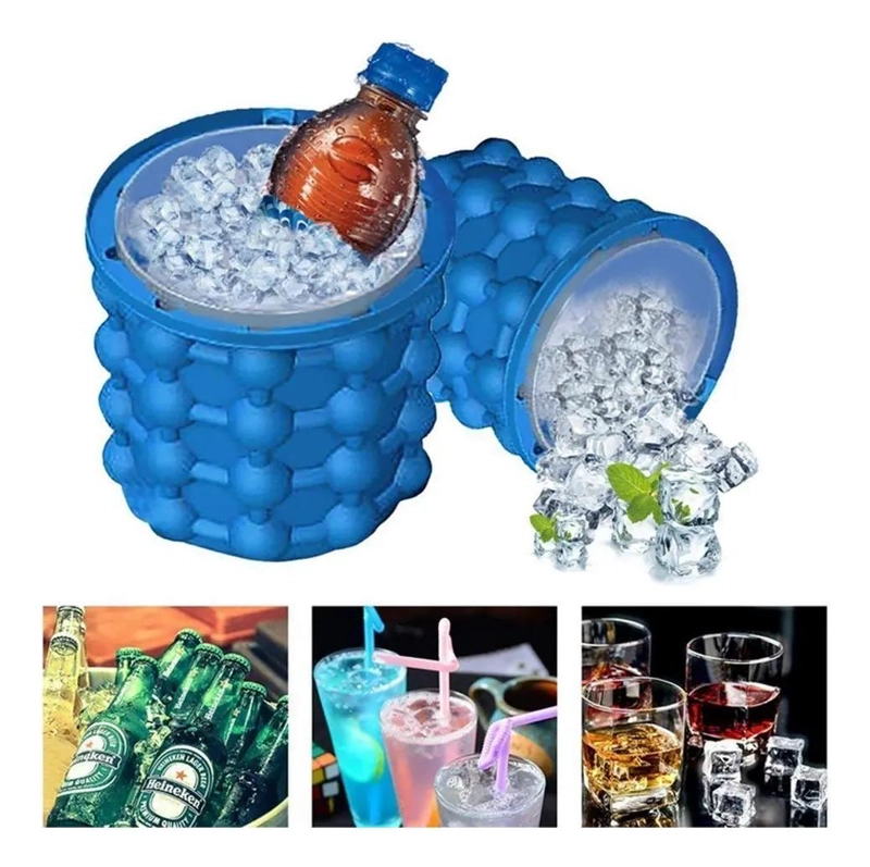 MOLDE PARA CUBOS DE HIELO CON DISEÑO PRACTICO Y RESISTENTE - 2