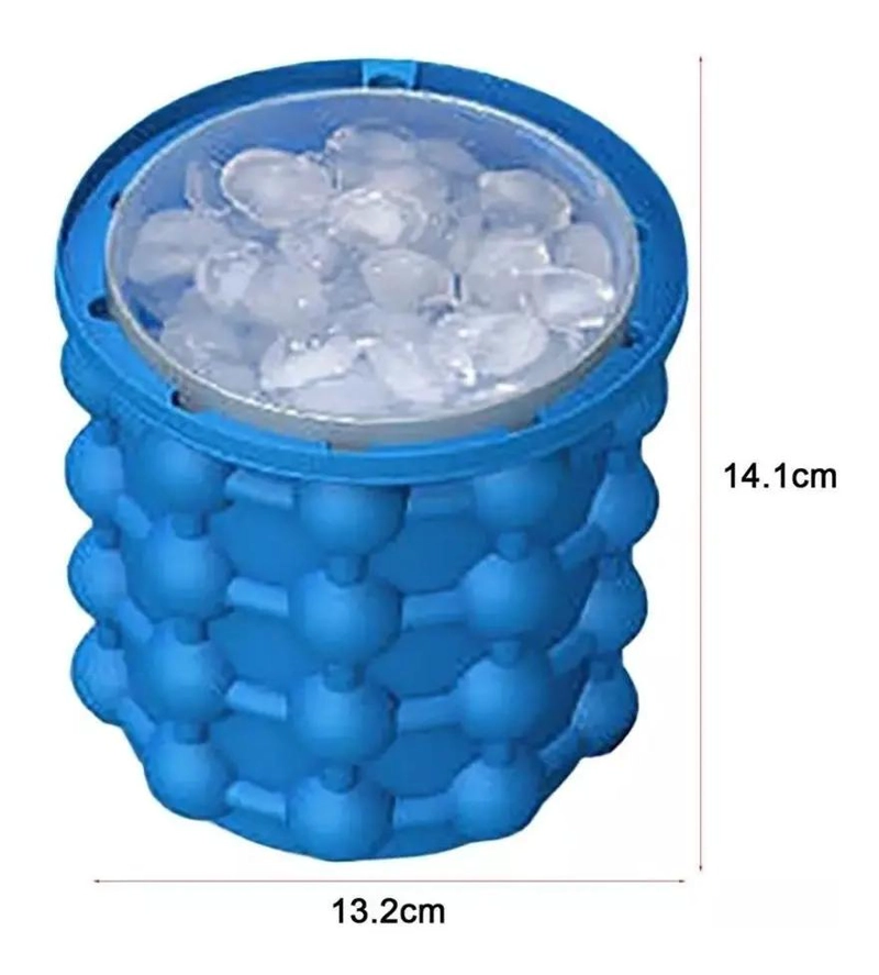 MOLDE PARA CUBOS DE HIELO CON DISEÑO PRACTICO Y RESISTENTE - 3