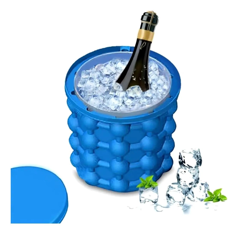 MOLDE PARA CUBOS DE HIELO CON DISEÑO PRACTICO Y RESISTENTE - 4