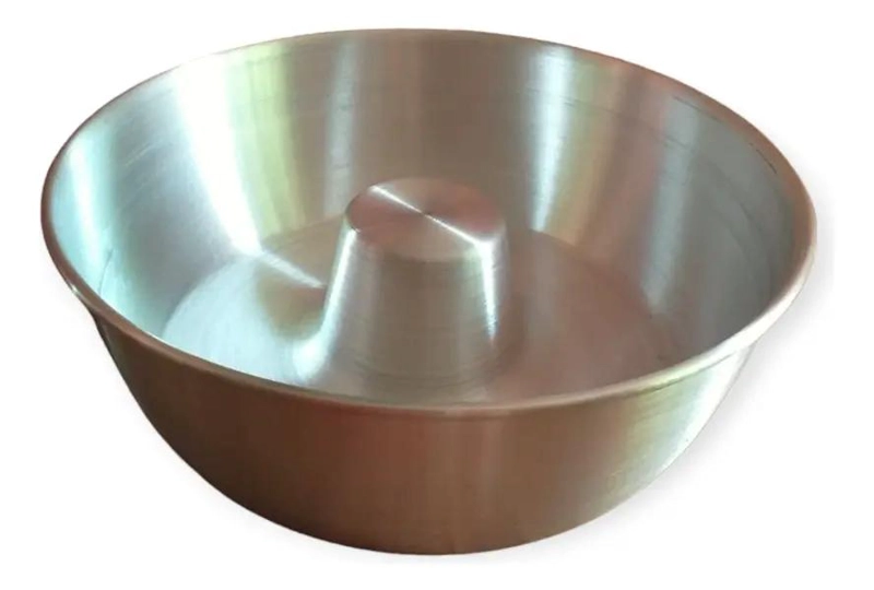 MOLDE PARA QUEQUE Y FLAN DE ALUMINIO DE 28 CM - 1