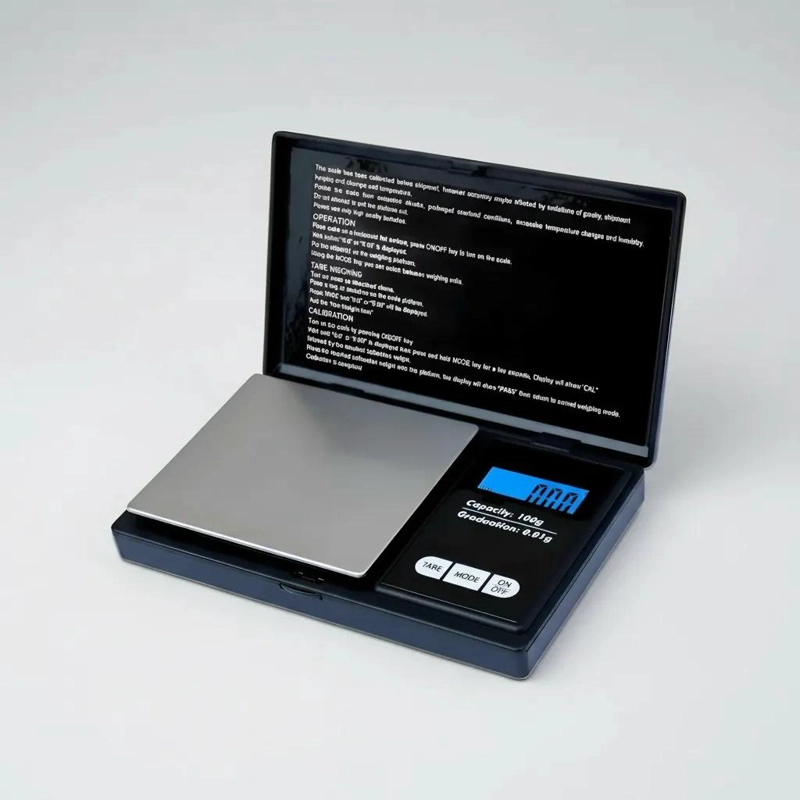 PESA GRAMERA DIGITAL DE ALTA PRECISION COLOR NEGRO PARA MEDICION - 5