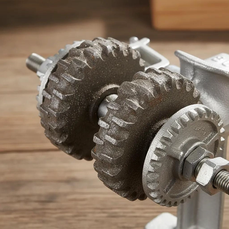 MOLINO MANUAL METALICO PARA CAFE , MAIZ Y GRANOS CON TOLVA - 5