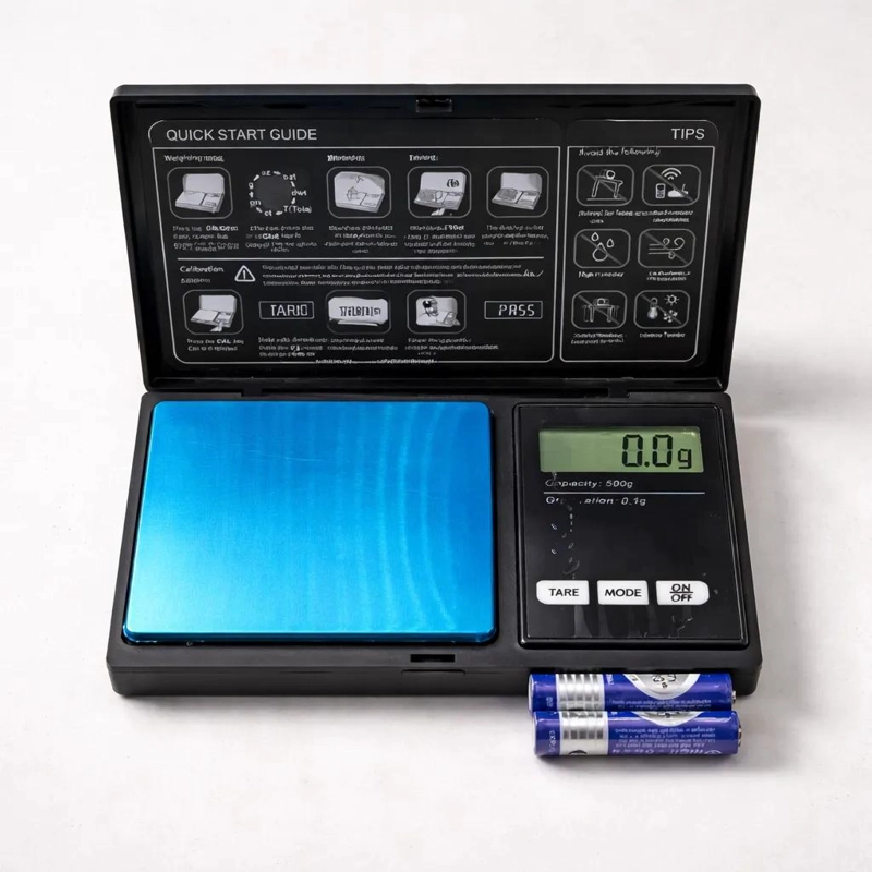 BALANZA DIGITAL DE COCINA CON PRECISION DE 0.1 GRAMOS Y CAPACIDAD DE 500 GRAMOS - 1
