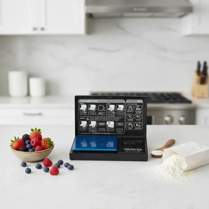 BALANZA DIGITAL DE COCINA CON PRECISION DE 0.1 GRAMOS Y CAPACIDAD DE 500 GRAMOS - 3