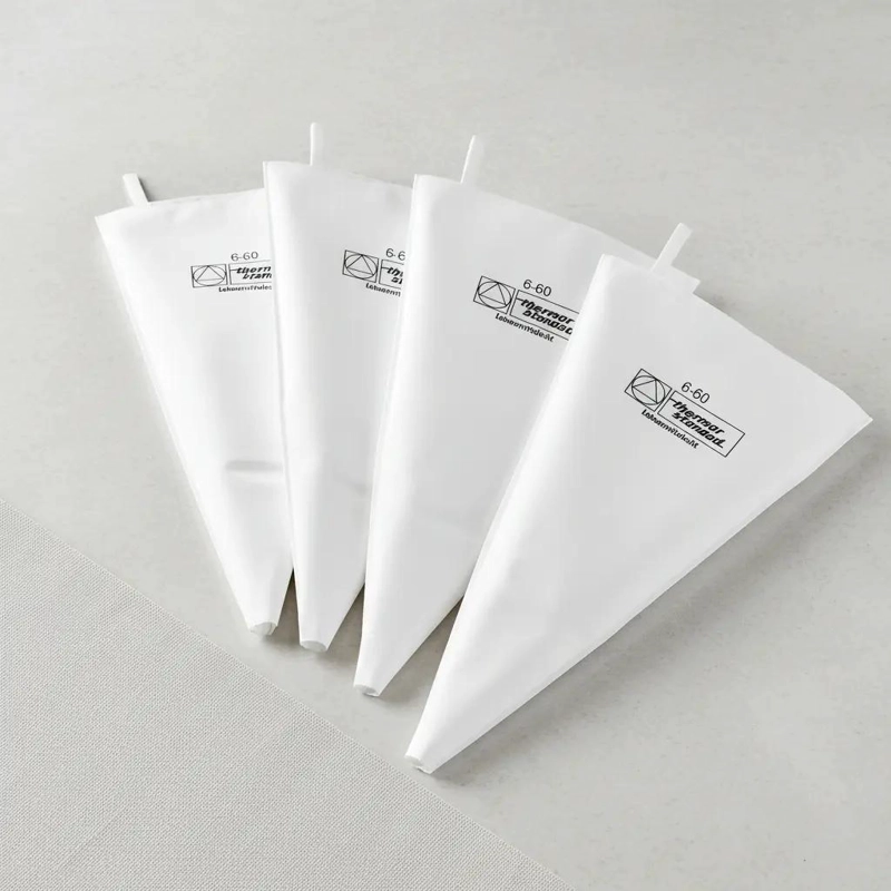 PACK DE 4 MANGAS PASTELERAS PROFESIONALES DE TELA DE 60 CM PARA REPOSTERIA - 1