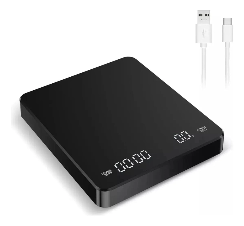 BASCULA DIGITAL PARA CAFE  CON CAPACIDAD DE 3000 GRAMOS Y TEMPORIZADOR INTEGRADO - 1