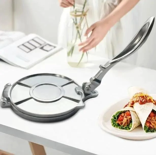 PRENSA PARA APLASTAR MASA DE TORTILLAS Y EMPANADAS CON DISEÑO RESISTENTE - 5