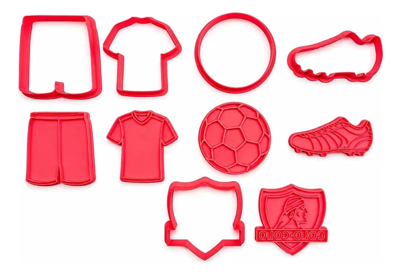 SET DE CORTADORES PARA GALLETAS CON SELLO DE 6 CM - 2