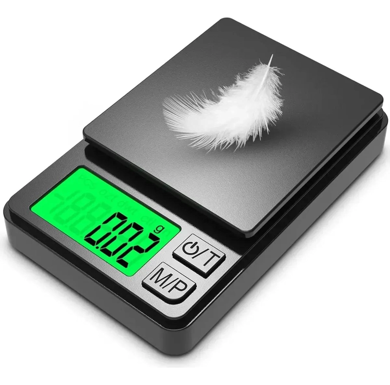 BASCULA DIGITAL PORTATIL CON PRECISION DE 0.01G Y CAPACIDAD HASTA 200G - 1