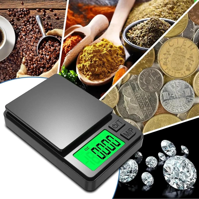 BASCULA DIGITAL PORTATIL CON PRECISION DE 0.01G Y CAPACIDAD HASTA 200G - 2