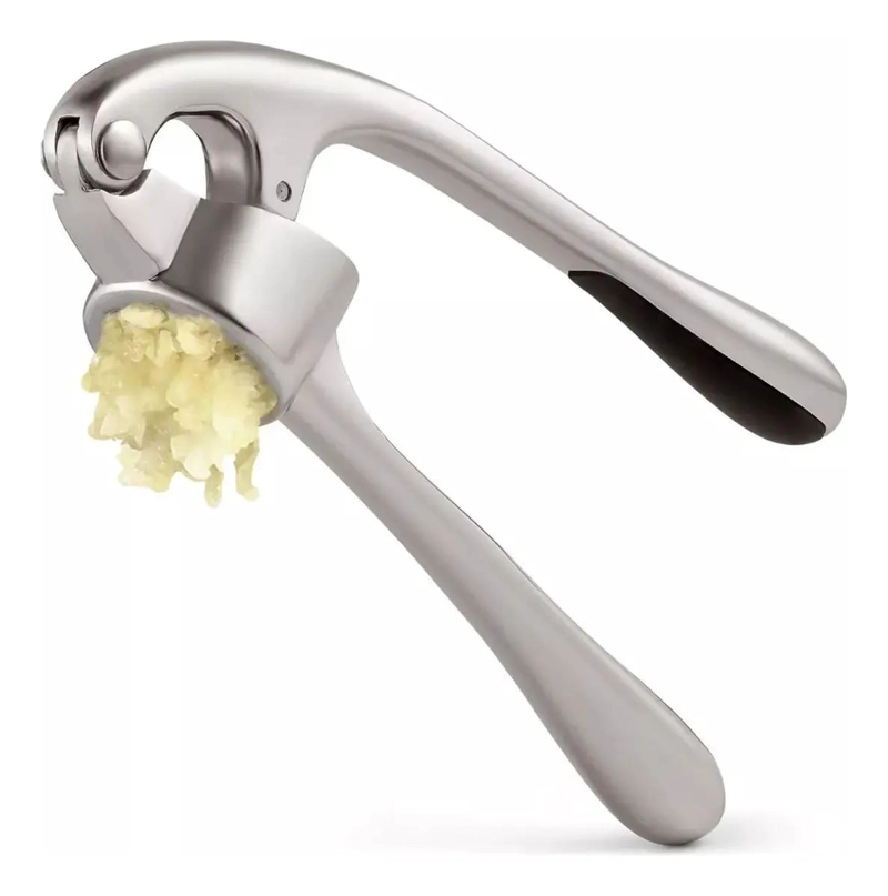 PRENSA DE AJO PICADORA DE ACERO INOXIDABLE RESISTENTE Y DURADERA - 2
