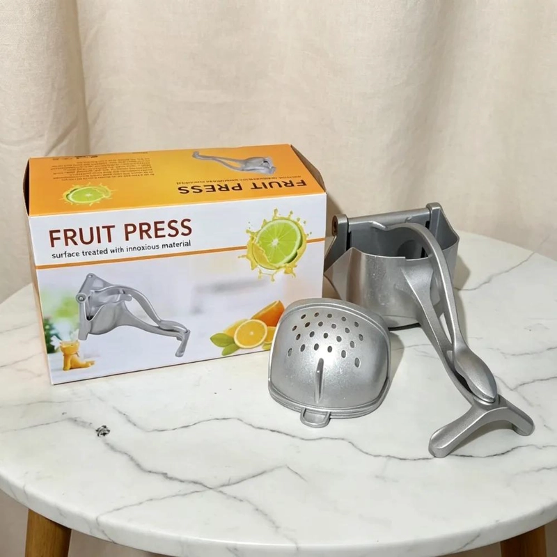 EXPRIMIDOR MANUAL METALICO PARA JUGO DE FRUTAS CITRICAS Y NARANJAS - 5