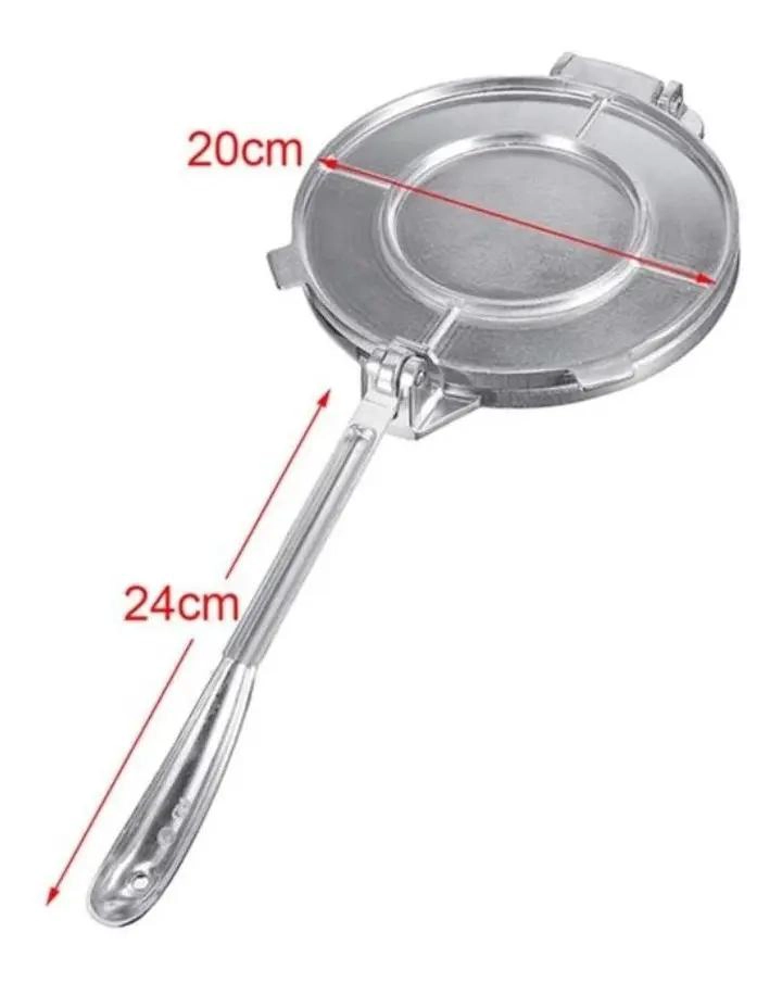 PRENSA MANUAL PARA MASAS DE TORTILLAS, AREPAS Y EMPANADAS RESISTENTE Y FUNCIONAL - 4