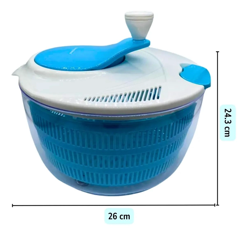 CENTRIFUGADOR PARA SECAR LECHUGA Y ESCURRIDOR DE VERDURAS EFICIENTE - 2