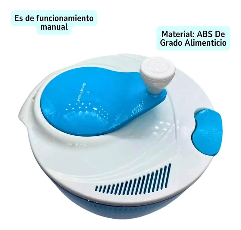 CENTRIFUGADOR PARA SECAR LECHUGA Y ESCURRIDOR DE VERDURAS EFICIENTE - 3