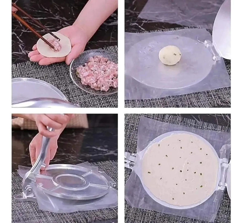 PRENSA PARA TORTILLAS Y EMPANADAS DE 20 CM PARA USO PROFESIONAL - 2