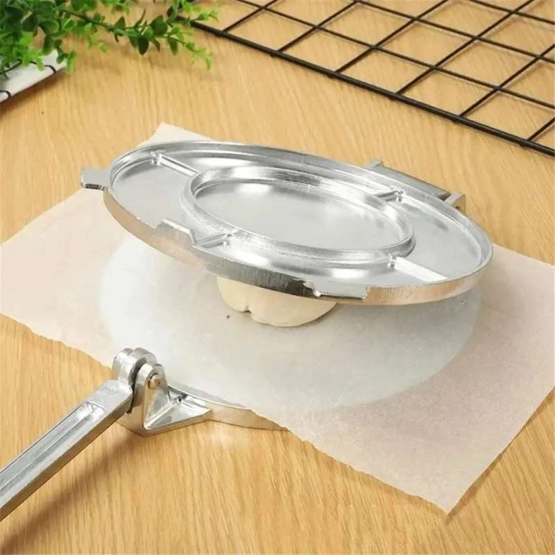 PRENSA PARA TORTILLAS Y EMPANADAS DE 20 CM PARA USO PROFESIONAL - 3