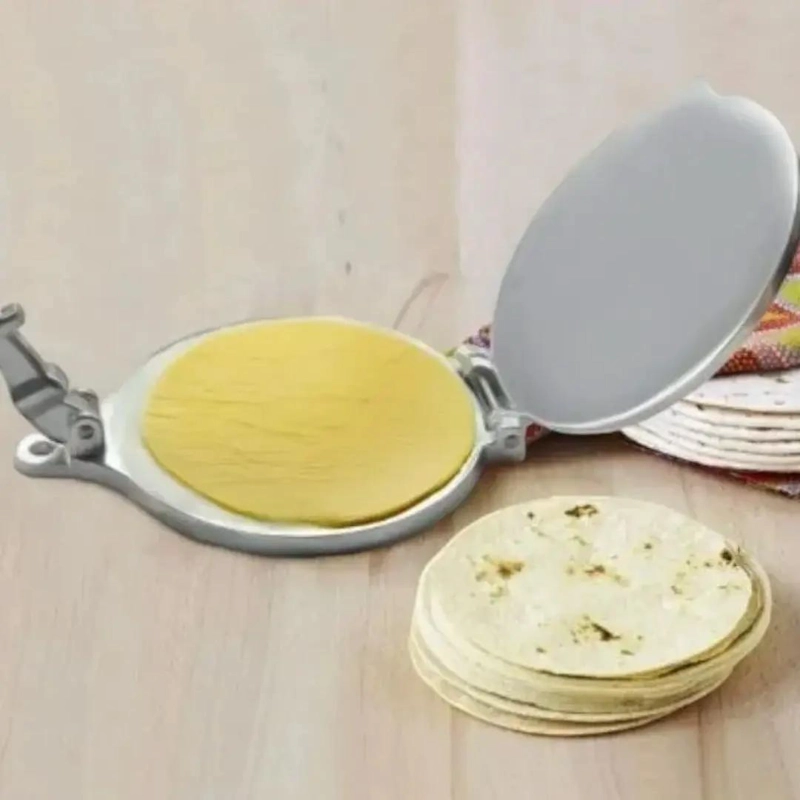 PRENSA PARA TORTILLAS Y EMPANADAS DE 20 CM PARA USO PROFESIONAL - 5