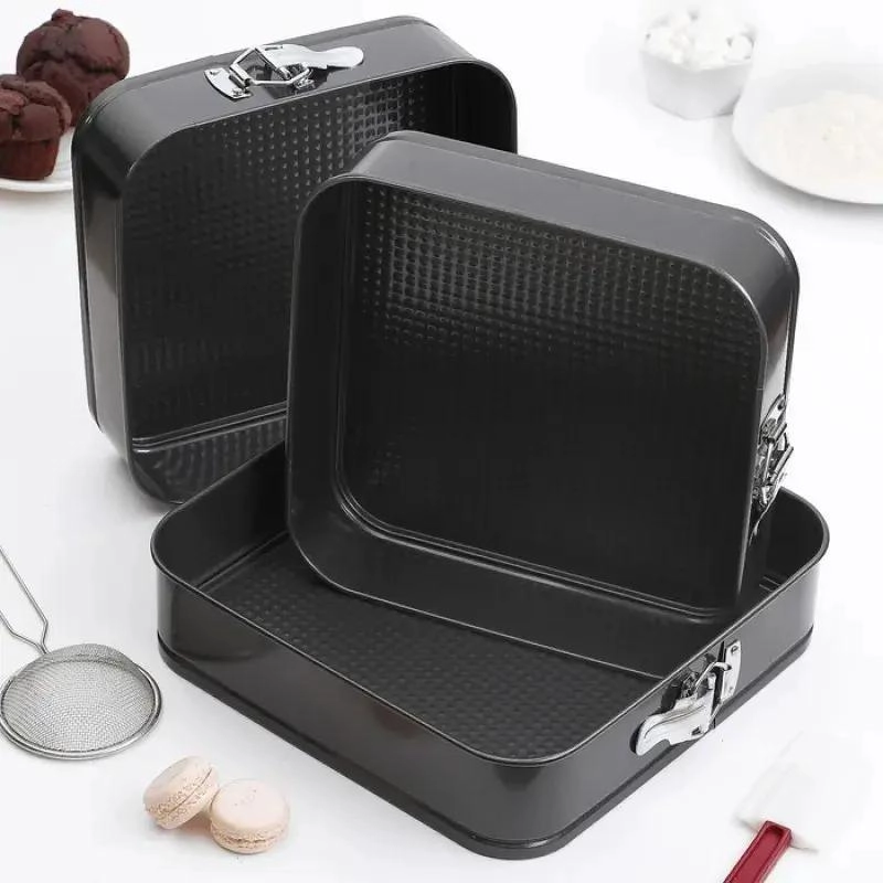 SET DE 3 MOLDES TORTERAS DESMONTABLES CON RECUBRIMIENTO ANTIADHERENTE - 1