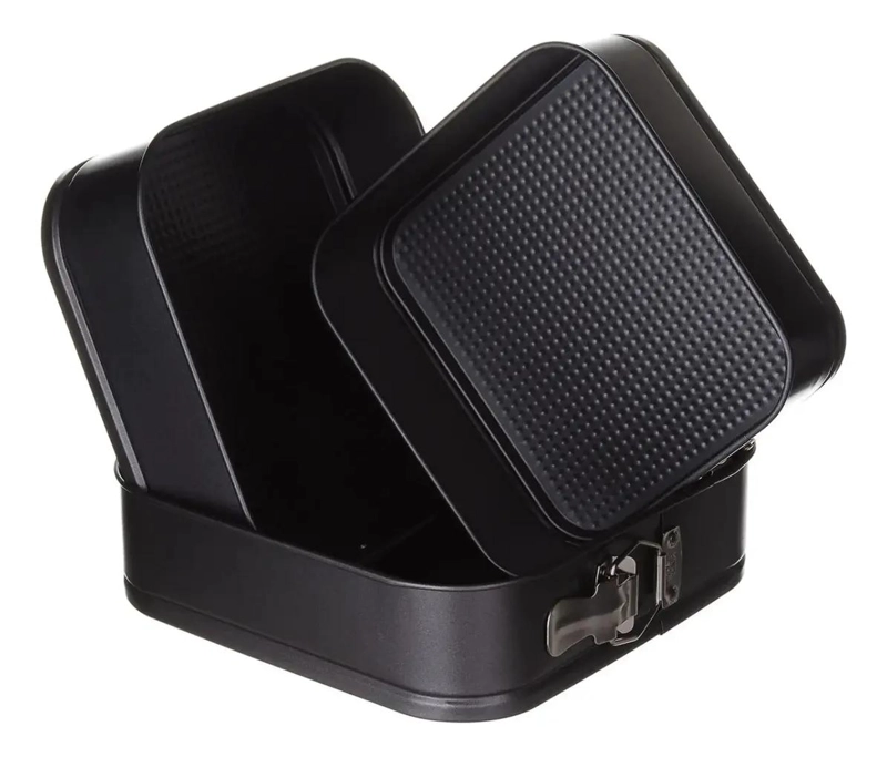 SET DE 3 MOLDES TORTERAS DESMONTABLES CON RECUBRIMIENTO ANTIADHERENTE - 3