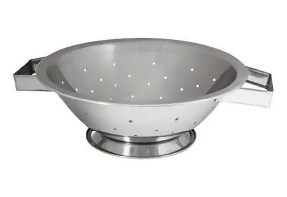 COLADOR CON PEDESTAL DE ACERO INOXIDABLE CAPACIDAD 8 LITROS - 1