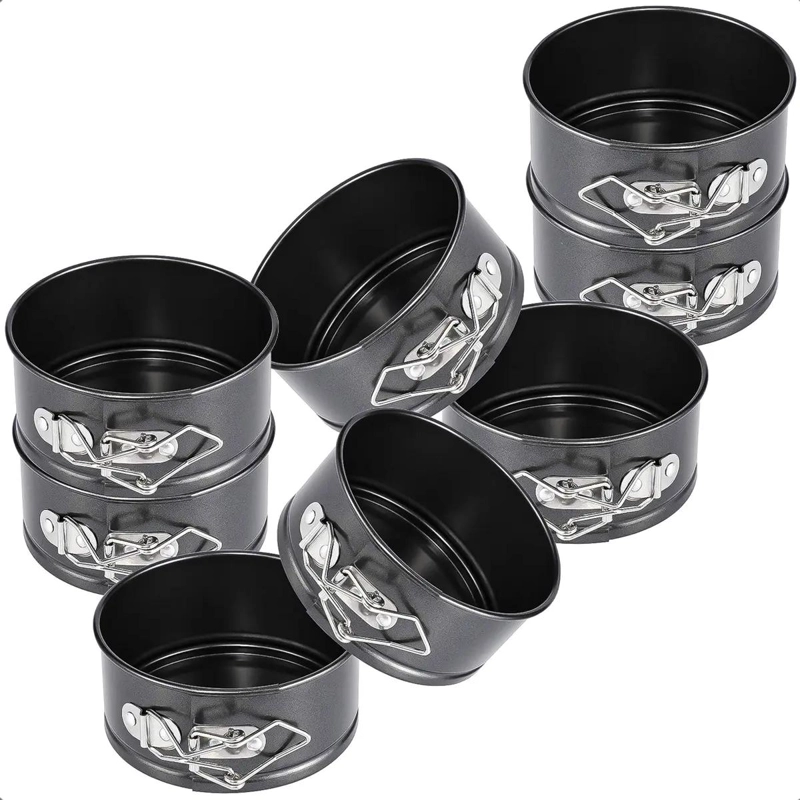 SET DE 8 MOLDES PARA REPOSTERIA Y QUEQUES DE DIFERENTES TAMAÑOS - 2