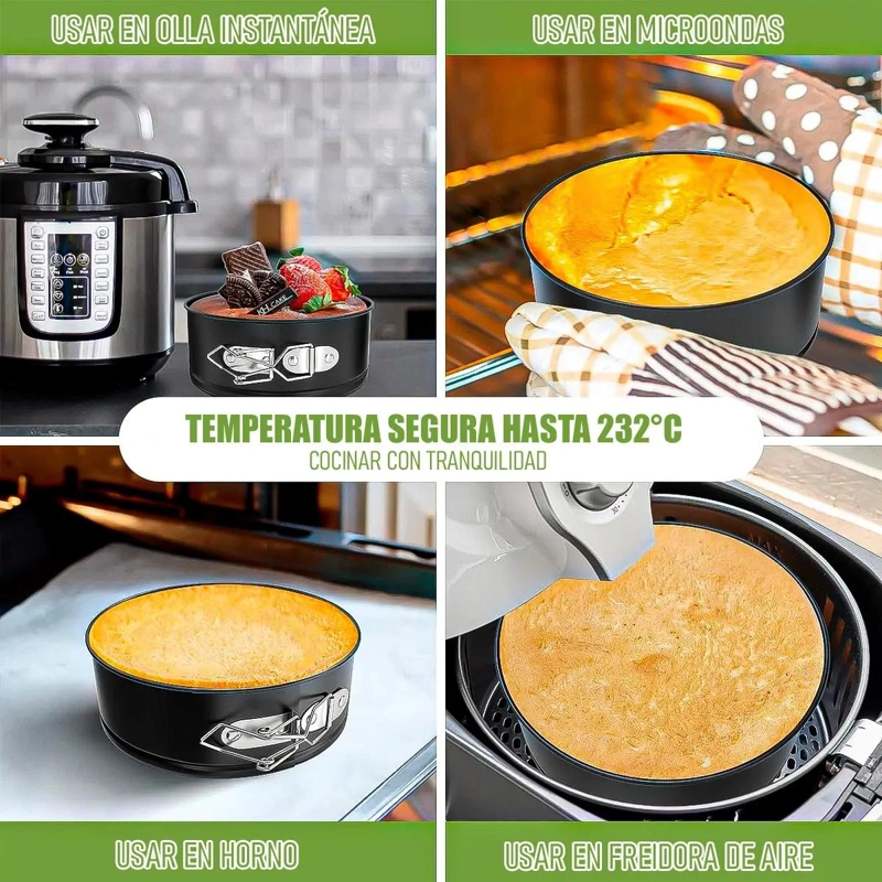 SET DE 8 MOLDES PARA REPOSTERIA Y QUEQUES DE DIFERENTES TAMAÑOS - 5