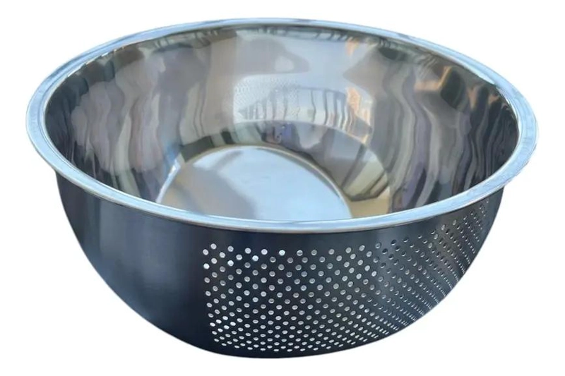 COLADOR DE ACERO INOXIDABLE PARA ARROZ FRUTAS Y VERDURAS RESISTENTE Y DURADERO - 2