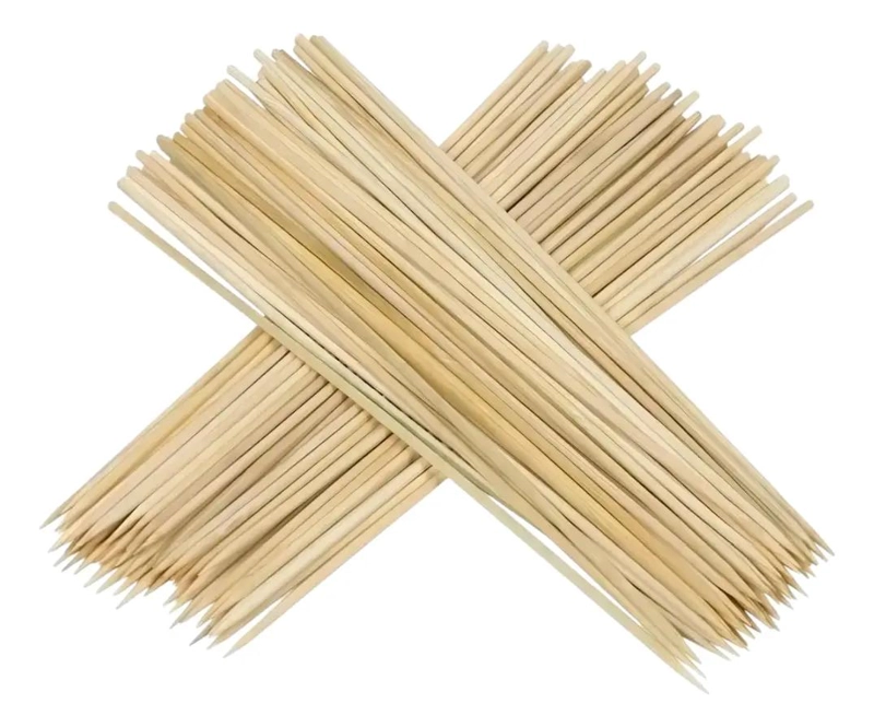 PALOS PARA ANTICUCHOS GRUESOS DE 5 MM POR 50 CM CON 900 UNIDADES - 3