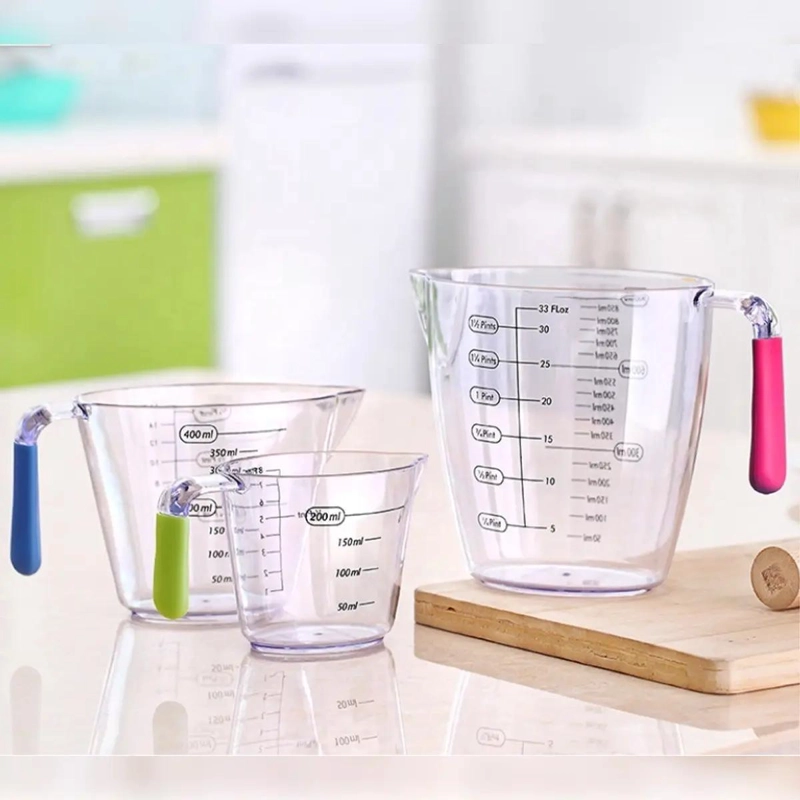 SET DE 3 JARRAS MEDIDORAS PARA REPOSTERIA Y COCINA CON TAZAS MEDIDORAS - 4