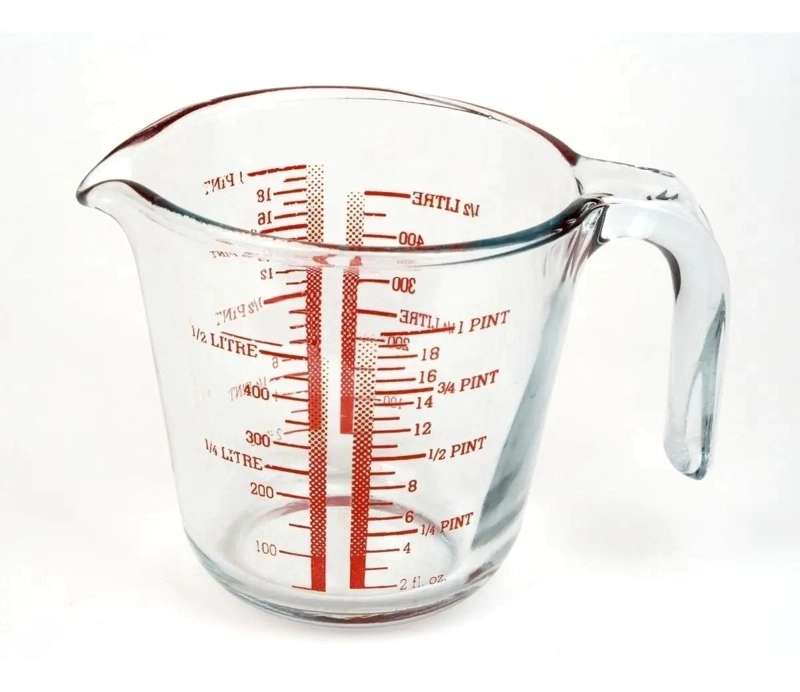 JARRA MEDIDORA CON CAPACIDAD DE 500 ML PARA USO CULINARIO - 1
