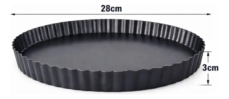 SET DE 3 MOLDES DESMONTABLES PARA PIE, TARTALETAS Y BIZCOCHOS - 3