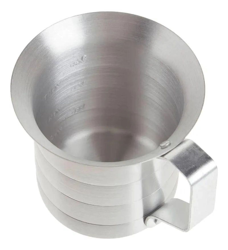 JARRO GRADUADO DE ALUMINIO CON CAPACIDAD DE 1.9 LITROS PARA MEDICION PRECISA - 2