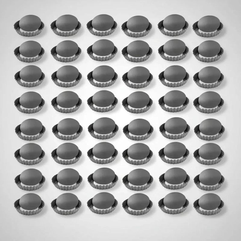 SET DE 48 MOLDES DESMONTABLES PARA MINI TARTALETAS INDIVIDUALES - 2