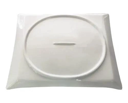 FUENTE DE PORCELANA RECTANGULAR DE 26X19 CM PARA SERVIR ALIMENTOS - 4