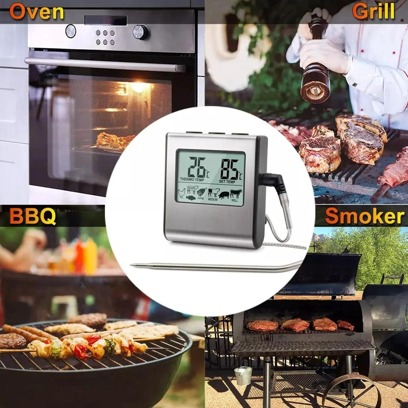TERMOMETRO DIGITAL PARA CARNES IDEAL PARA ASADOS Y PARRILLAS - 4