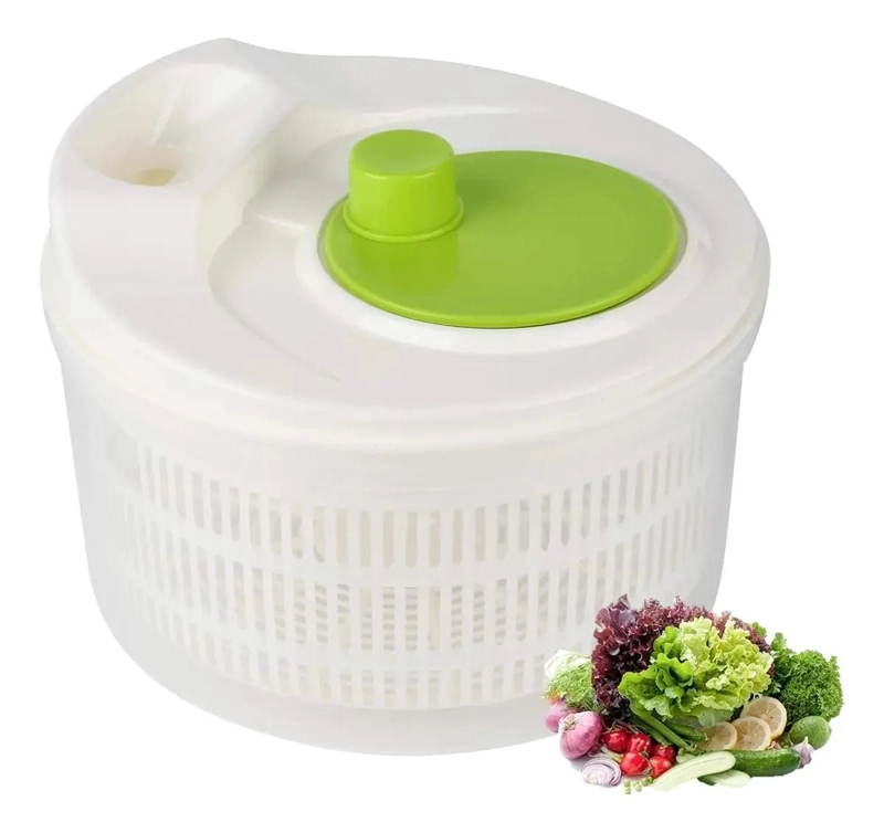 ESCURRIDOR CENTRIFUGADOR PARA VERDURAS Y VEGETALES CON SECADO EFICIENTE - 2